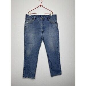 VTG Carhartt B18 DST Jeans Medium Wash Traditional Fit Men's 40X30 Blue Denim